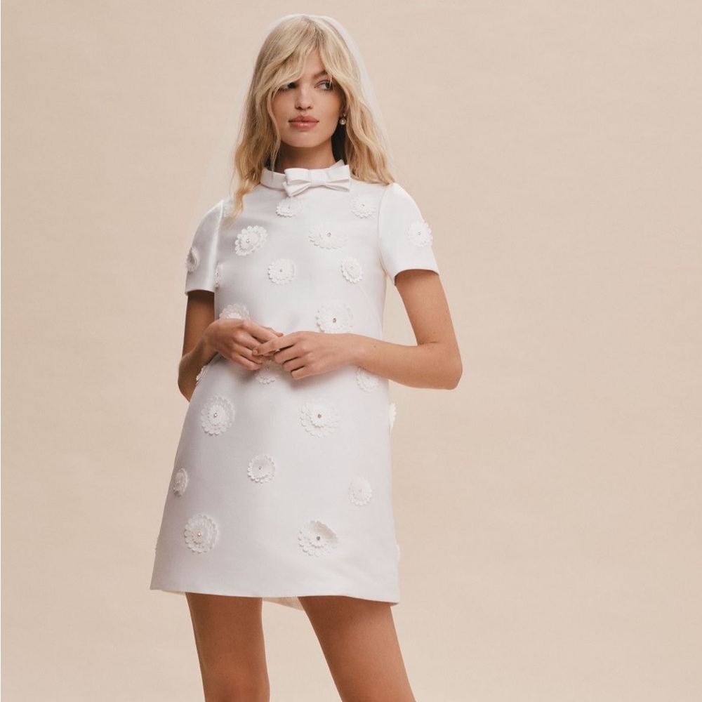 Viktor & Rolf for BHLDN Tansy floral short-sleeve mini dress